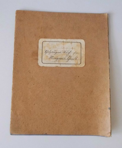 Altes schulzeugnis buch von - altes, schulzeugnis-buch