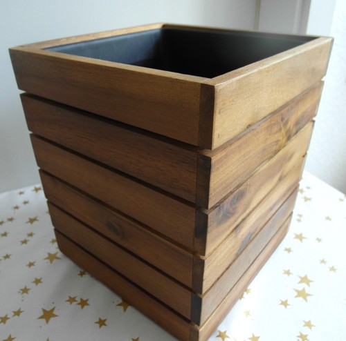 Blumenübertopf holz groß - holz,