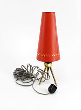 DDR Tischlampe Retro Nachttisch Lampe 60er Originalzustand Zugschalter H 36 cm