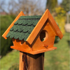 DARLUX Holz Eichhörnchenhaus - Nistkasten Brutstätte Futterhaus Braun/Grün