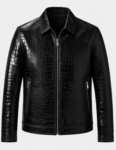 Herren lederjacke schwarz - herren,