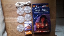 5x Magic-Flame * zum Herstellen v. Schwimmkerzen mit Salatöl in gefärbten Wasser
