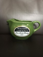 WILLIAM LAWSON`S  Whisky Karaffe Keramik Pitcher Wasserkrug Vintage Werbung PUB