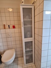 IKEA Schrank Badezimmer weiß Hochschrank