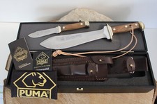 Puma Waidbesteck Walnussholz Waidblatt und Jagdnicker 523588