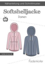 Schnittmuster Softshelljacke Damen fadenkäfer 32-58