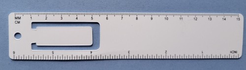 Stück lineal kunststoff - 2,