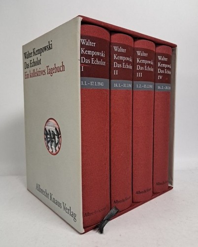 Buch das echolot kempowski - echolot,,