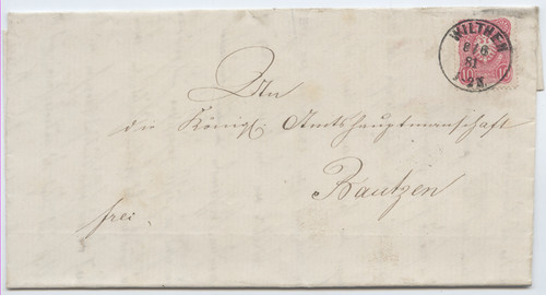 Deutsches reich 1881 - deutsches, brief