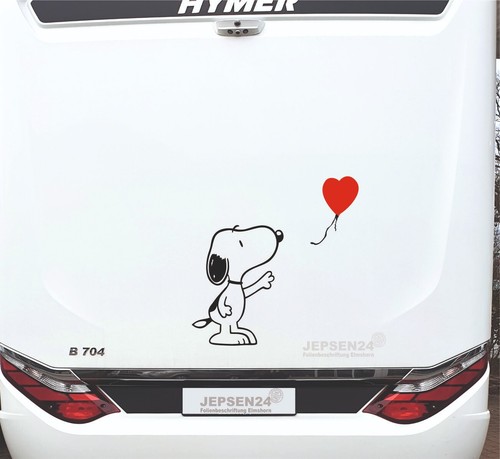 Aufkleber snoopy mit ballon - aufkleber,