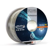 Koaxialkabel 100m DIGITAL Schwarz HIGH QUALITY Antennenkabel TV SAT Kabel COAX
