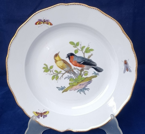 Meissen porzellan suppenteller - meissen,