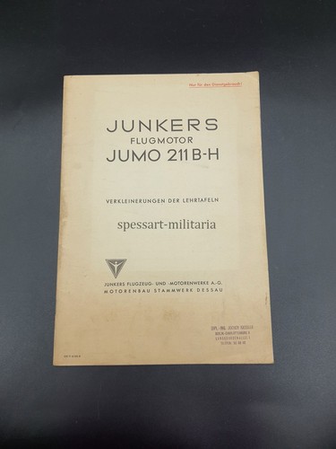 Junkers flugmotor jumo 211 - junkers, b-h