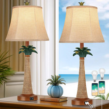 Set of 2 Coastal Palm Tree