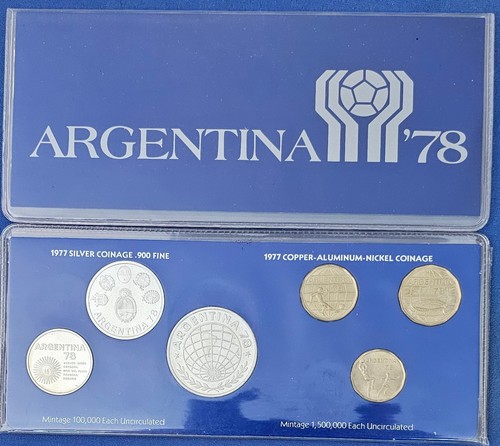 Argentinien münzset fußball - argentinien,