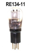 RE134 Telefunken (0013) (Röhre 11). Geprüft mit Röhrenprüfgerät Funke W20.