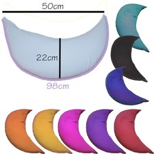 Mond 50cm als kleines Reise- Kopfkissen, Lesekissen, Kuschelkissen EPS-Perlen