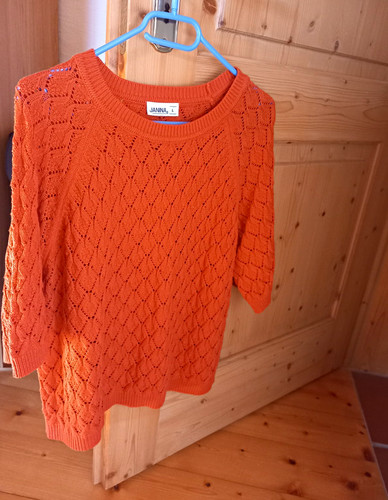 Damen pullover kurz - damen, orange