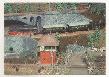 Ansichtskarte   " Modelleisenbahn auf der HO Anlage der AG Erfurt " ..