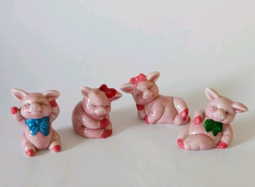 4er set kleine schweinchen - 4er,