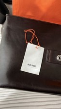 Jack Spade Messenger Bag Leather Carleton Leather Chocolate