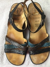 Ganter Damensandale, Flechtmuster , Gr 6,5 F