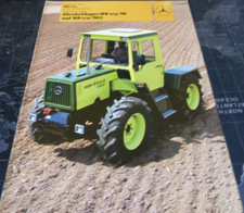 MB trac - Allradschlepper MB trac  700 und 700 G Prospekt-Technische Daten