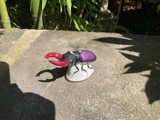 Alter Porzellan Käfer Hirschkäfer