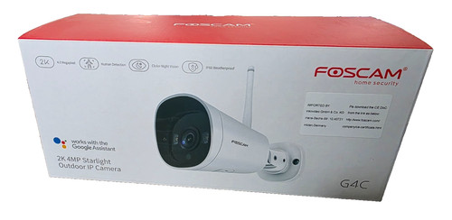 Foscam g4c 4mp qhd - g4c, wlan