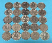 Deutschland BRD 5 DM Mark Silberadler 1951 - 1974 D F G J Jä. 387, AUSWAHL (S2-3