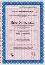 Euro Disney S.C.A. SICOVAM