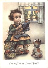 Hunde Kind Stricken Nähen Wolle 