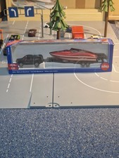 Siku 2543 Toyota Land Cruiser + Boot Yacht Speedboat Performance 807 Rot