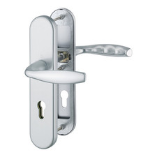 Hoppe Schutzgarnitur Garnitur Türbeschlag Alu F1 naturfarbig PZ 72mm 42-47mm