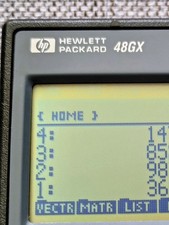 HP48GX 128K RAM Taschenrechner HEWLETT PACKARD HP48 GX Calculator + Etui