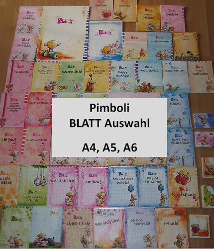 Pimboli blatt oder a6 - a4,, a5
