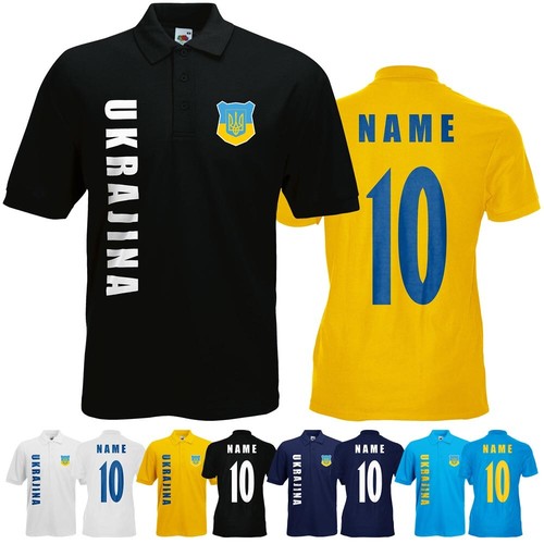 Ukraine trikot polo shirt - trikot, name