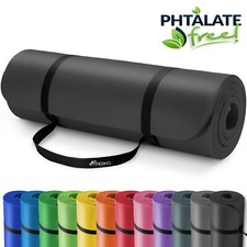 Yogamatte Fitnessmatte Gymnastikmatte Pilates Sportmatte Bodenmatte PHTHALATFREI