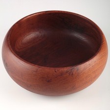 💚 Teak Holz Schale Ø 25 cm