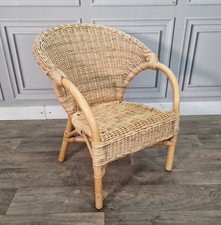 Vintage Rattan Korbsessel -