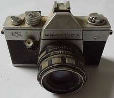 Praktica L2 Spiegelreflexkamera mit Pentacon auto 1,8/50 (Meyer Optik Oreston)