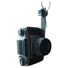 Exakta EXA 1b Analoge Spiegelreflexkamera Silber Domiplan 2.8/50