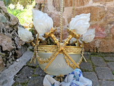 Historische Bronze Lampe