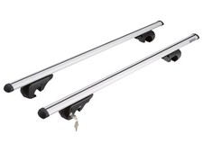 MENABO Relingträger Aluminium BRIO 120 cm Dachträger Gepäckträger 90 Kg, B-Ware