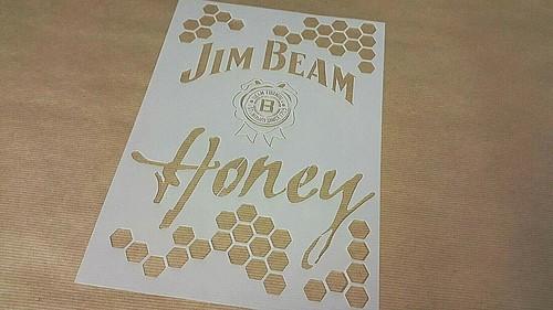 Große jim beam honig kamm - jim,