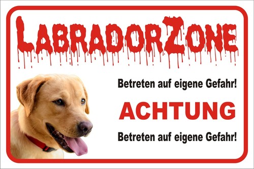 Schild s0433 labrador - labrador, "zone"