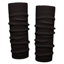 Grobstrick Bein Stulpen unifarben Beinwärmer rot schwarz beige grün blau gelb 