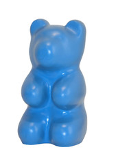 Original Vintage HEICO Gummibär Bären Lampe Teddy Bärchen Bär Leuchtbär Blau