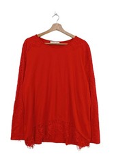 JUDITH WILLIAMS Langarm-Bluse Damen Bluse Gr. DE 48 rot Casual-Look