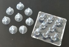 8x Saughaken Haken Saugnapf ohne Bohren, bis zu 5kg Gewicht